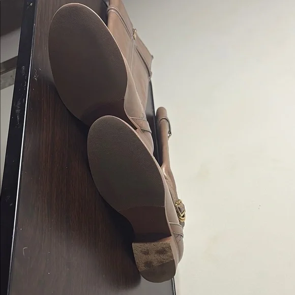 Tory Burch Tan Leather Riding Boots - Picture 9 of 16